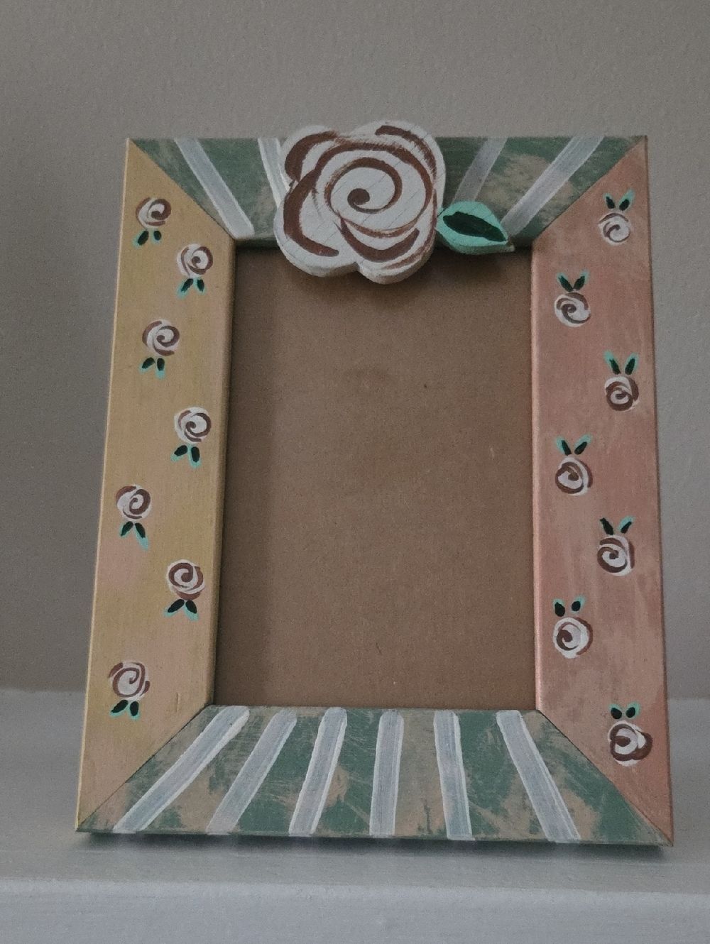 Anita Rosenberg Vintage Handpainted Photo Frame